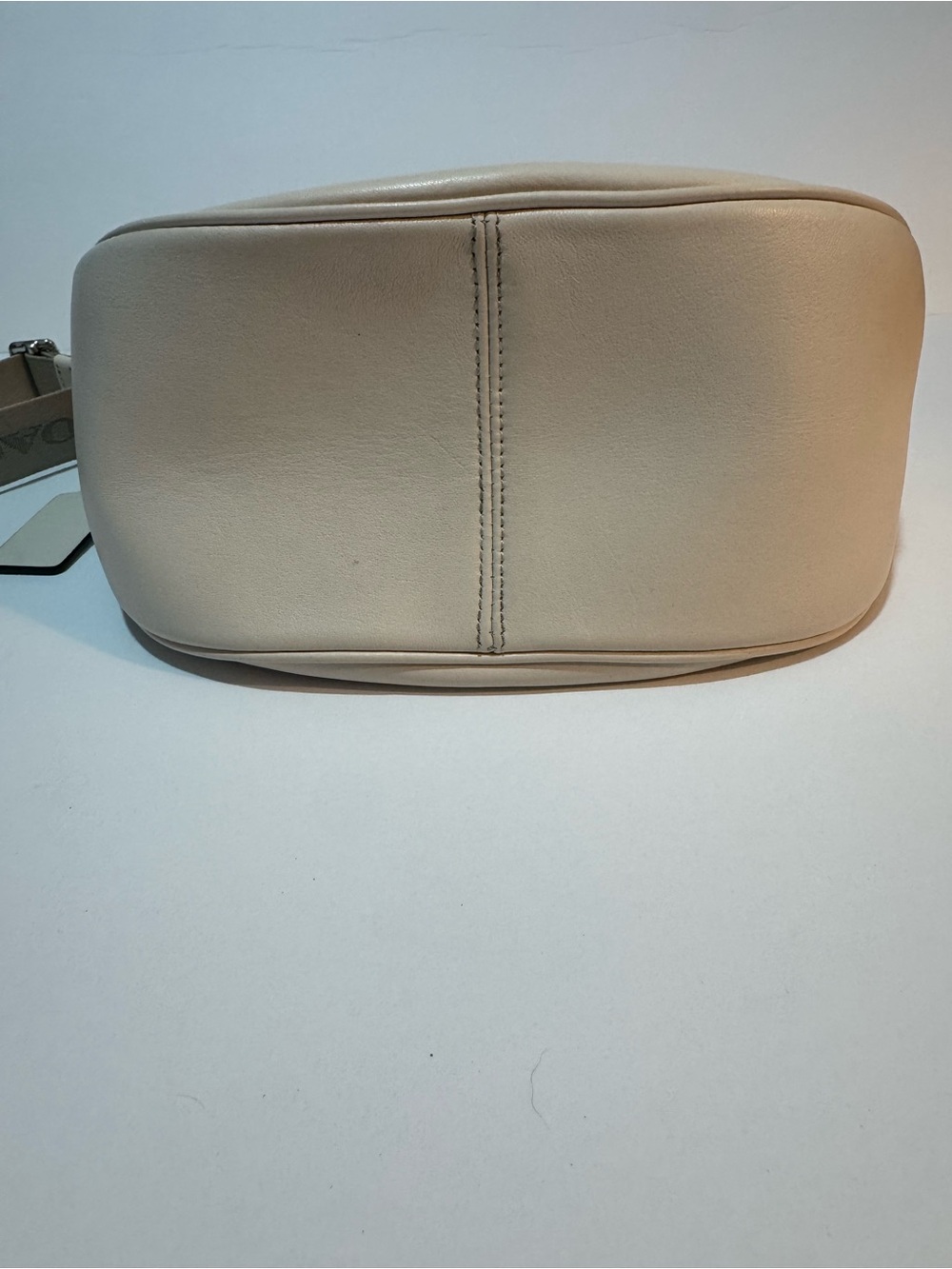 Coach Pace CT644 Leather Shoulder Crossbody Bag Silver Chalk - Picture 8 of 14